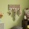 Natural Wood Hook Rack with Five Hooks for Entryway, Office, Bedroom, and Playroom